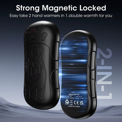 Burrr Paws™ Rechargeable Hand Warmers (2-Pack) Chilly Dog