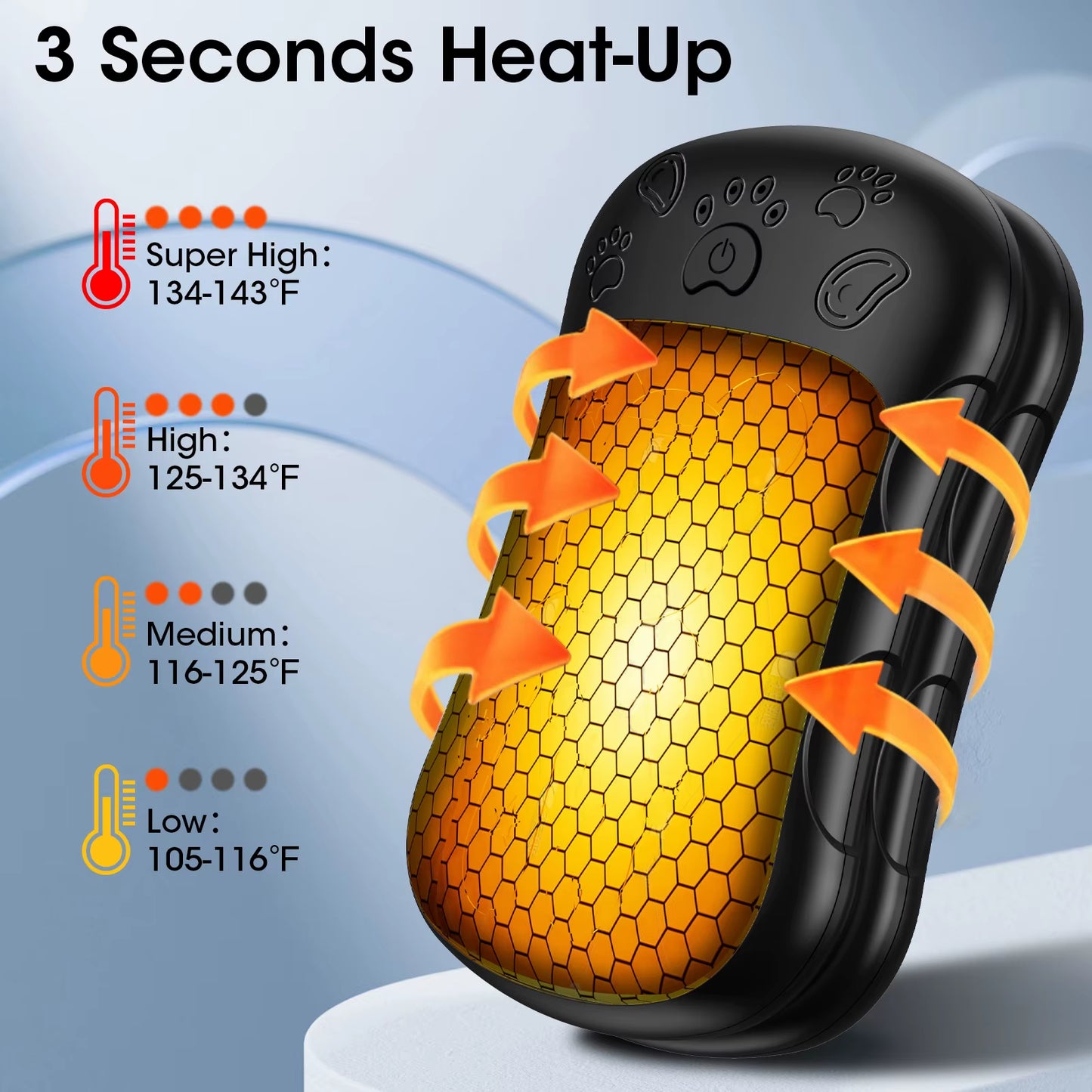 Burrr Paws™ Rechargeable Hand Warmers (2-Pack)