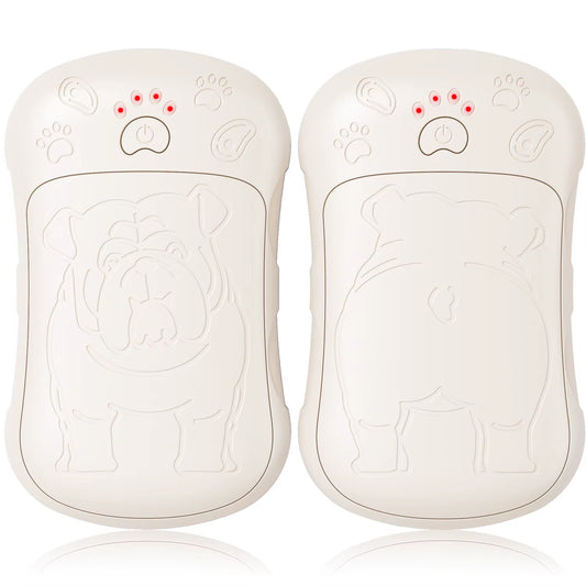Burrr Paws™ Rechargeable Hand Warmers (2-Pack) Chilly Dog